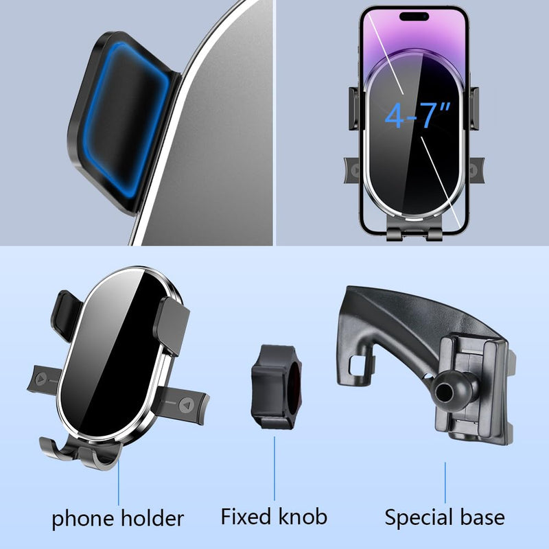 Car Phone Holder for Chevy Chevrolet Equinox 2018 2019 2020 2021 2022 2023 2024 SUV Auto Accessories Navigation Bracket Interior Decoration Dashboard Cell Mobile Phone Mount case Accessory for Chevy Equinox 2018-2024