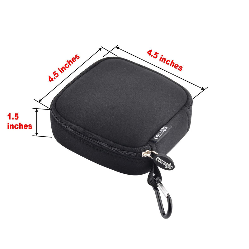 CM Small Travel Carrying Storage Organizer Bag Case Pouch Compatible with MagSafe Power Adapter, Laptop Accessories Cables, Cords, USB Drives, Earphones