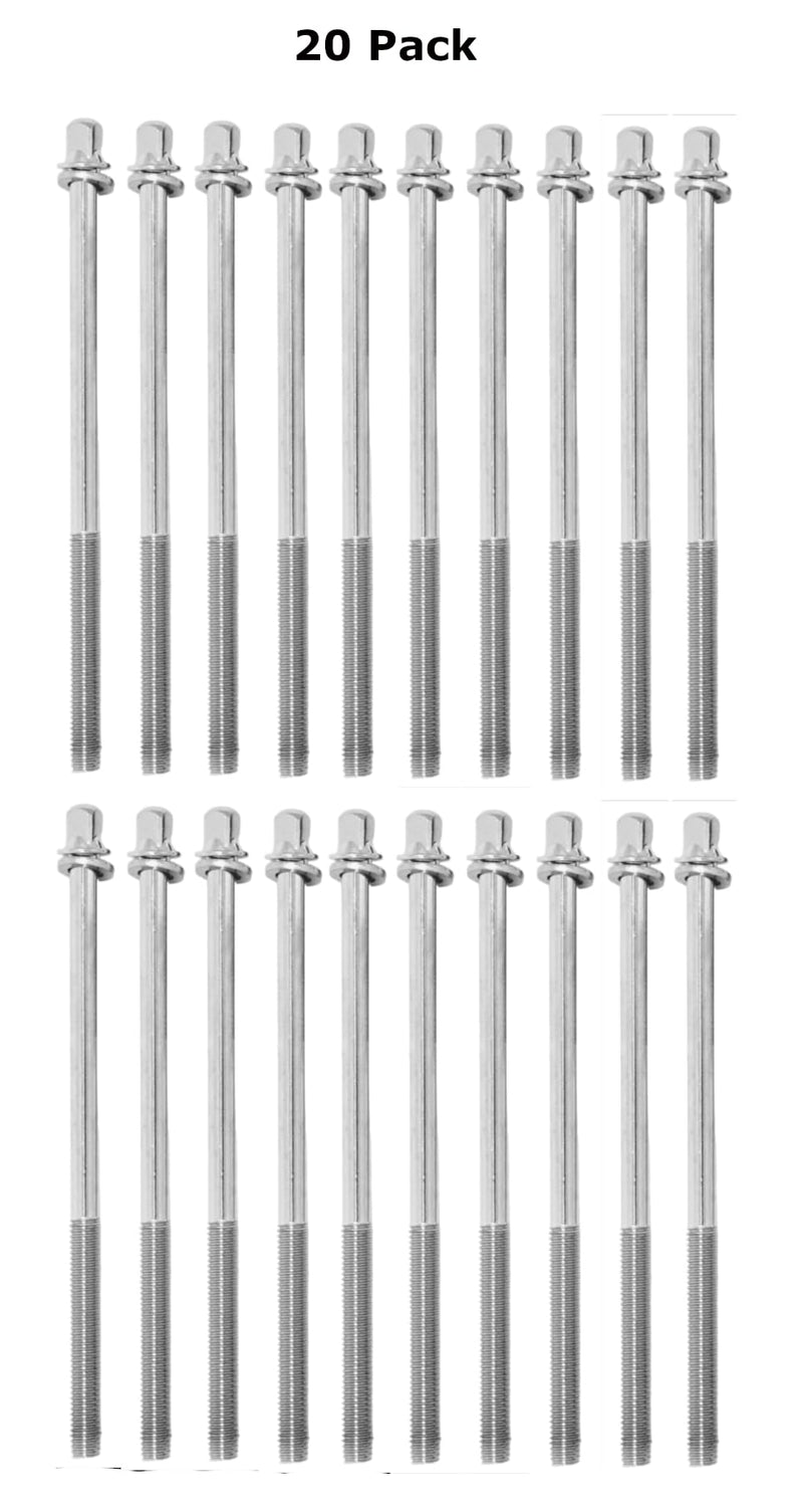 Bass Drum Tension Rods (20 Pack, 4 1/3 inch) 20 Pack