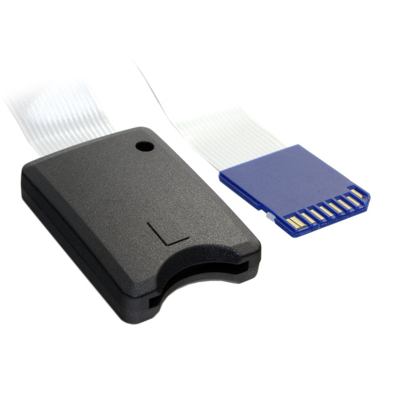 Standard SD SDHC Memory Card Kit Male to SD Female Extension Soft Flat FPC Cable Extender 25cm