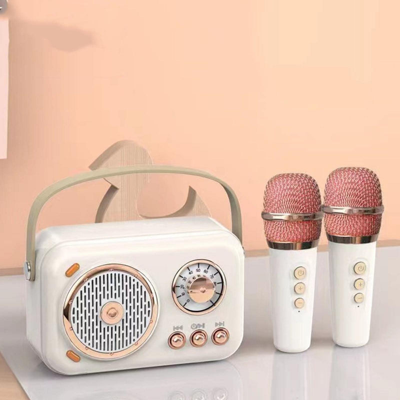 Karaoke Machine, 6 Modes Portable Full Frequency Speaker PA Speaker System for Home for Indoor