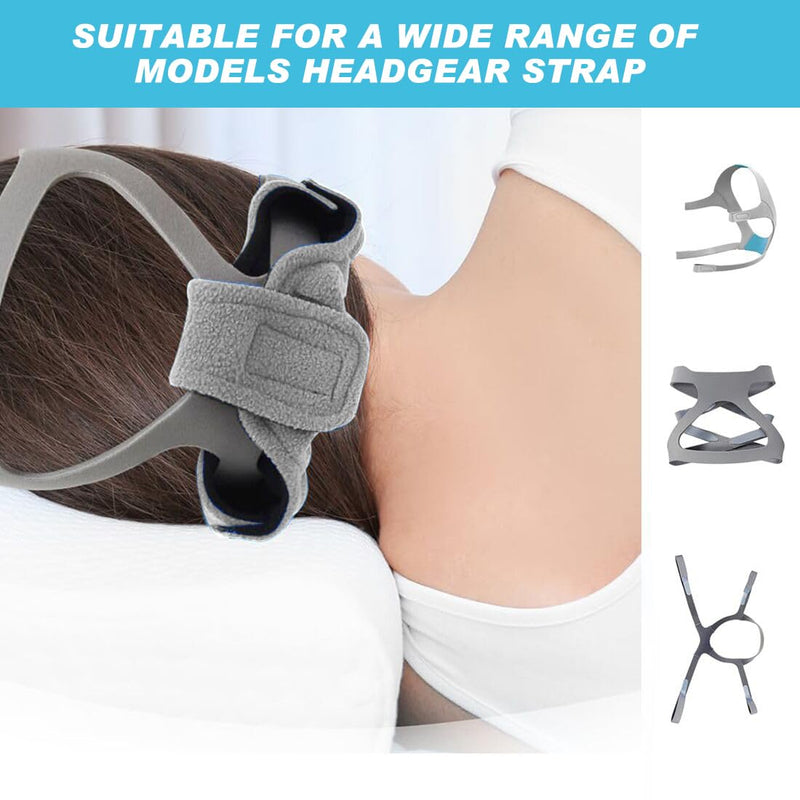 CPAP Neck Pad CPAP Neck Pad Headgear Strap Cover Universal Sleep Apnea Masks Neck Pads, Grey