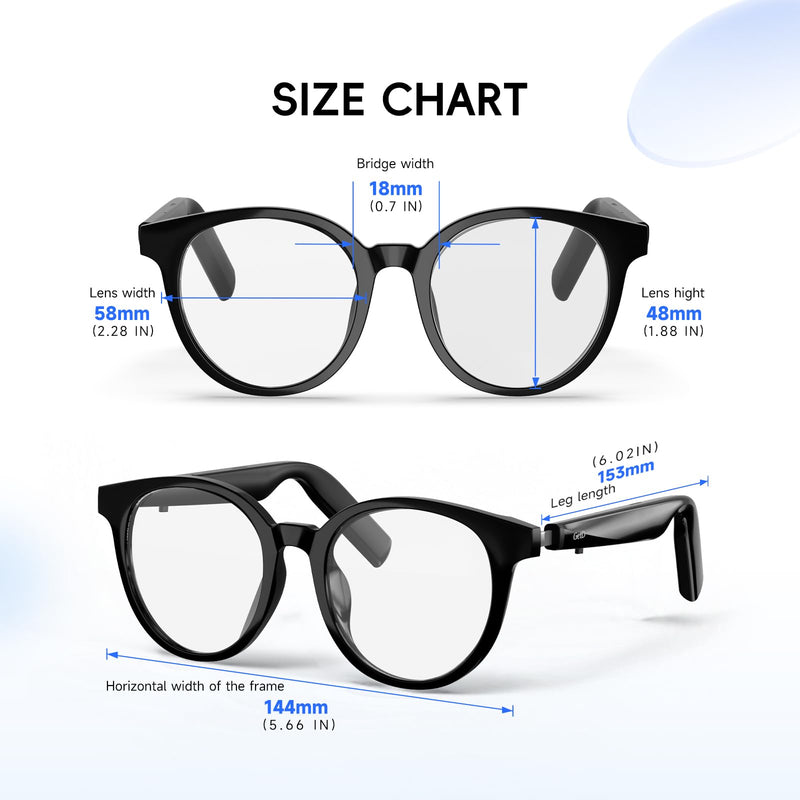 GetD AI Glasses for Men & Women, Smart Glasses Powered by ChatGPT with 145-Language Translation,Bluetooth 5.4 Glasses, Polarized & Photochromic Lenses, 11H Music Play for Driving and Daily Use