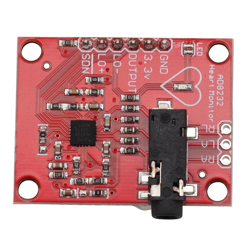Heevhas ECG Module AD8232 ECG Measurement Pulse Heart Rate Monitor Module Kit ECG Monitoring Sensor with Cable