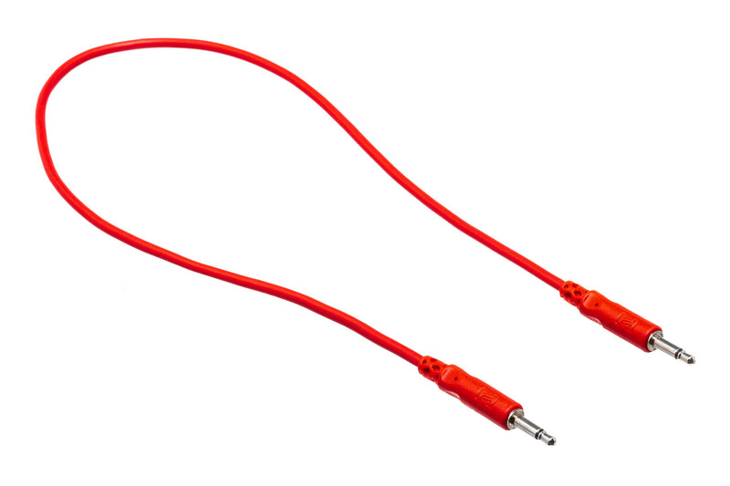 Hosa CMM-815 Unbalanced Patch Cables, 3.5 mm TS to Same, 6 Inches