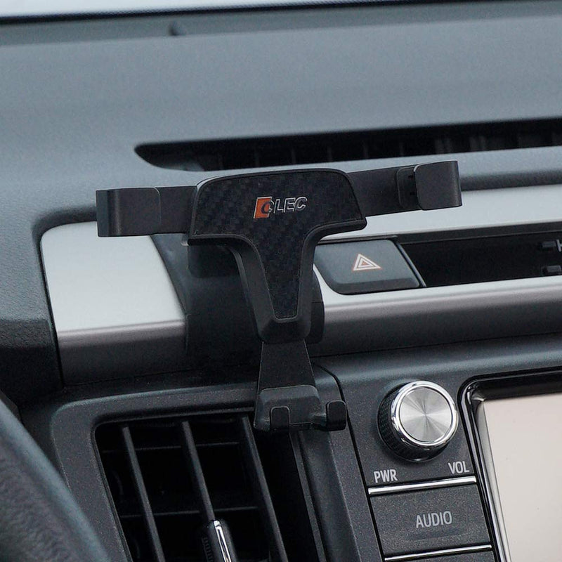 Universal Car Phone Holder Fit for Toyota RAV4 2013 2014 2015 2016 2017 2018 Air Vent Phone Mount Adjustable, Car Phone Cradle Fit for iPhone Samsung 4-7 Inches Smartphone RAV4 13-18 Carbon Fiber