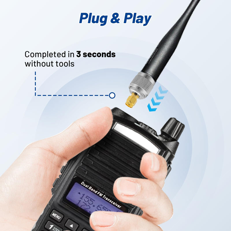 [AUSTRALIA] - Anina 16pcs RF Coaxial Adapter Kit UHF/BNC/N/F to SMA Male/Female Connectors for Ham Radio, Antenna, CCTV, WiFi, GPS, Test Equipment 