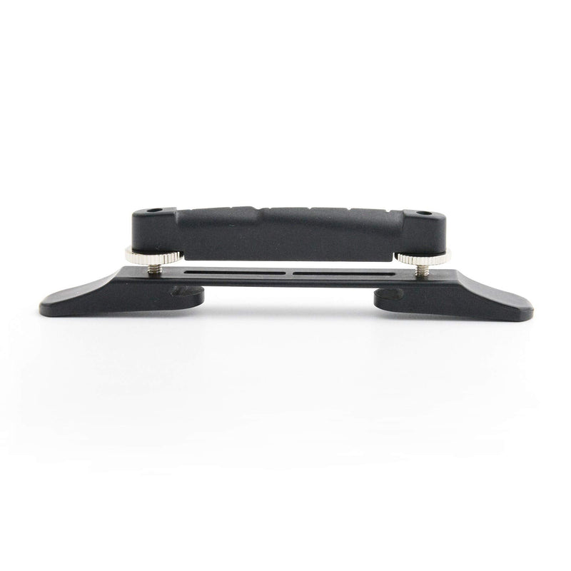 PS-7552-N0, Archtop Jazz Bridge, Low Profile with Nickel Screw Finish