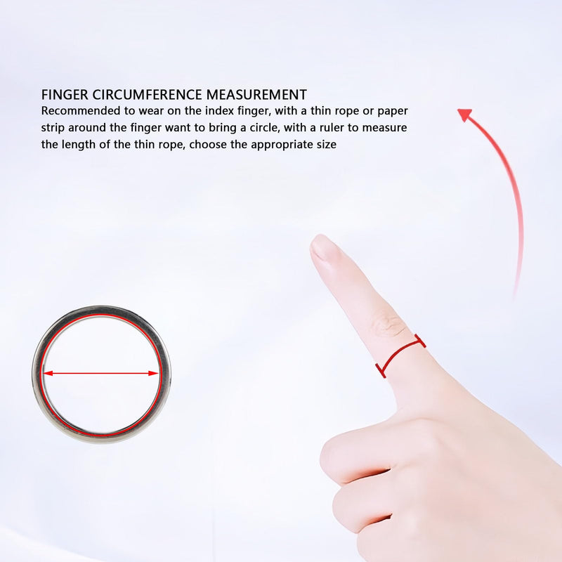Smart Scrolling Ring, Waterproof Smart Ring Page Turner Ring with Remote Control Function, Magnetic Charging Video Scrolling Ring for Camera Music Electric Book Size 12