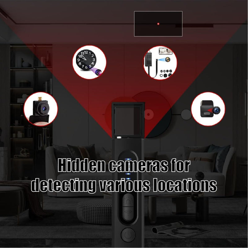[AUSTRALIA] - Hidden Camera Detector, Anti-Spy Detector, Hidden Device GPS Detector, Camera Detector, Bug Detector, Privacy Protector, RF Wireless Signal Scanner for Hotels Office Home Travel, 5 Levels Sensitivity 