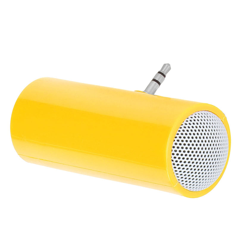 Mini Stereo Speaker,New DIY Pillow Speaker, True HD and Unique Soft Sound Portable Speaker, Portable Plug in Speaker with 3.5mm Aux Audio Input, for Mobile Phones and yellow