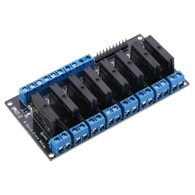 5V 8 Channel Solid State Relay Module High Level Trigger 2A with Resistive Fuse