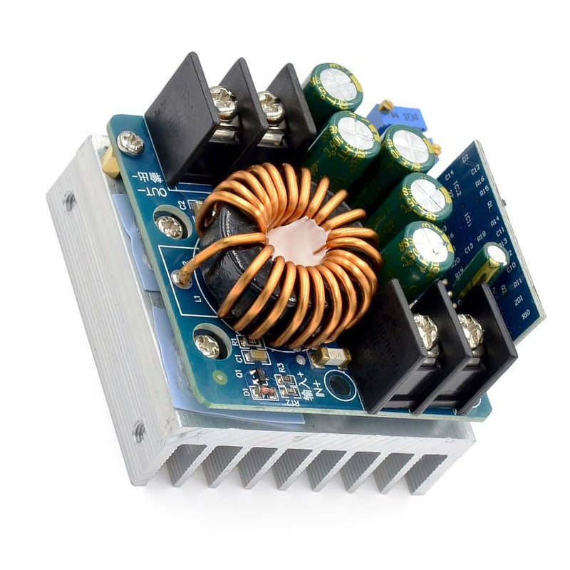 [AUSTRALIA] - High Power Step Down Converter, 400W DC-DC 10.5V-60V to 0-45V Adjustable Supply Module, Buck Power Regulator Module 
