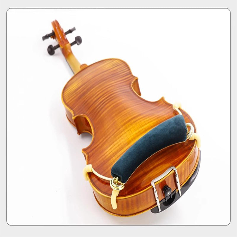 Violin Shoulder Rest - Violin Metal Shoulder Pad, Adjustable Soft Thickened Sponge Support Shoulder Brace - Enhanced Comfort, for Violin 4/4&3/4