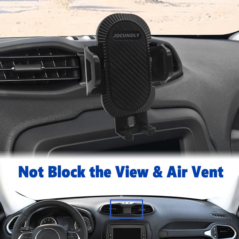 Car Phone Mount for 2015-2023 Jeep Renegade [Thick Case Friendly] Mobile Phone Holder Cell Navigation Bracket Air Vent Auto Accessories Cradles, All Phones