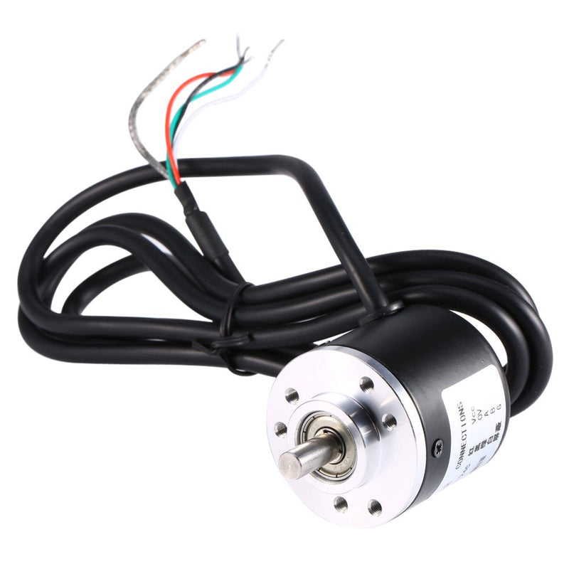 600P/R Incremental Rotary Encoder, Incremental Rotary Encoder, DC5-24V AB 2 Phase, for Measuring Speed Angle Acceleration of Objects
