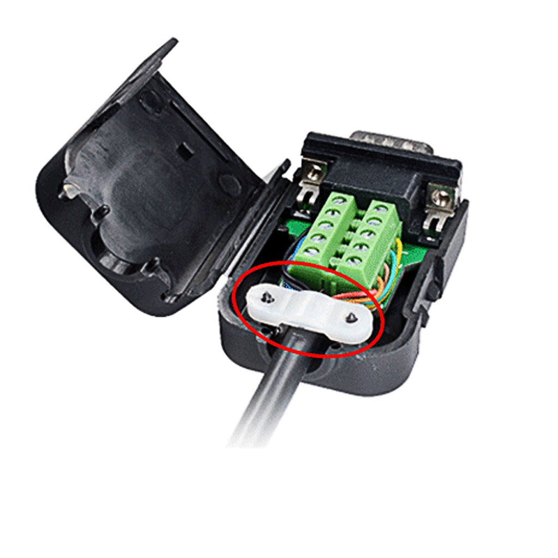 DB15 Breakout Connector Female Adapter 15-pin Port Adapter to Terminal Connector Signal Module with case(Female Connector, Screw with case) Female Connector, Long bolts With case