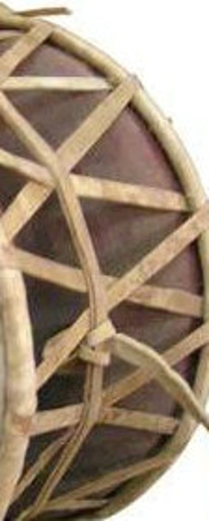 Damaru Hand Held Drum Wooden Nepali Folk Instrument Authentic Design Hand Carved Damaru Drum for Fun, Musical Instrument for All Age Groups of Musicians - Gift Party Supplies Birthday Party, DM-45