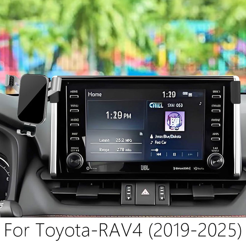 Car Phone Holder for Toyota RAV4 2019 2020 2021 2022 2023 2024 2025 [ 7/8/9 inch Touch Screen ]Auto Interior Accessories Best Cell Phones Mount Cellphone Mobile Cradle Charging Navigation Stand for 2019-2025 Toyota RAV4 7/8/9-inch Screen