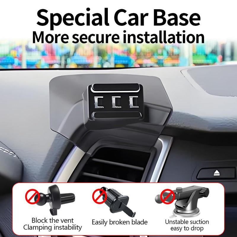 Car Magnetic Phone Mount for Hyundai Santa Fe 2013 2014 2015 2016 2017 2018 Auto Interior Accessories Best Cellphone Holder Fast 15W Wireless Charger Cell Phones Charging Screen Stand Accessory for Hyundai Santa Fe 2013-2018