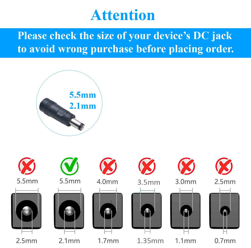 [AUSTRALIA] - Security-01 DC 9V 0.5A 500mA Power Supply Adapter, Connector 5.5mm x 2.1mm, Center Positive 