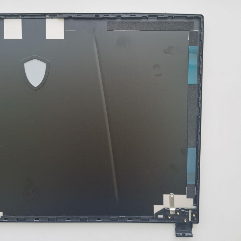 Replacement Laptop LCD Cover Back Rear Top Lid with Front Bezel Hinges for MSI GE75 GP75 GR75 GL75 Raider 8SG 8SF 8RE 8RF MS-17E1 E2 MS-17E4 MS-17E7 3077E2A211Y311 3077E2A213Y 3077E2A213 Black