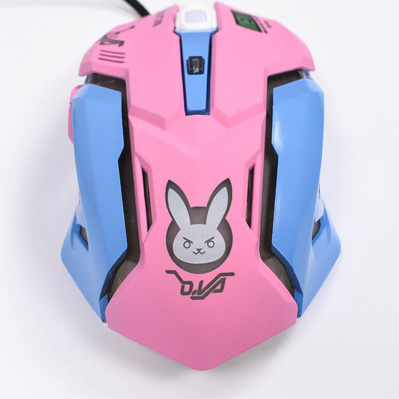 OW Mouse Breathing LED Backlit Gaming Mouse Genji Reaper Wired USB Computer Mouse for PC& Mac E-Sports Gamers