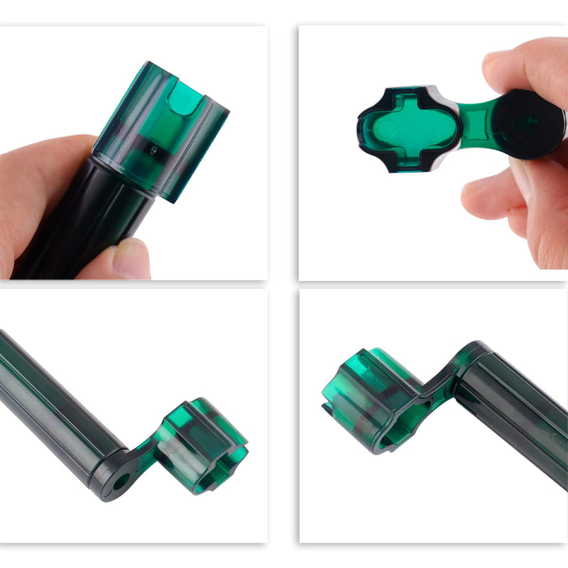 [AUSTRALIA] - Metallor Guitar String Winder Bridge Pin Remover Speed Peg Puller for Guitar Bass Banjo Mandolin Ukulele and More String Instruments Green. 