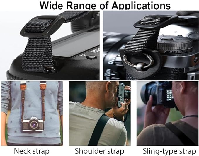 S&loyoe Camera Strap Shoulder Strap For Photographers All DSLR and Mirrorless Camera Neck Strap Belt for Men/Women Checkered White Black