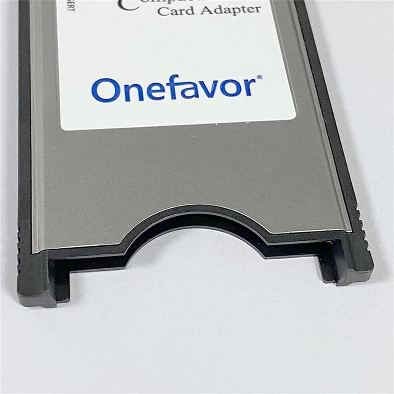 Onefavor Compact Flash to PCMCIA Ata Adapter CF to PC Card Adapter PCMCIA Ata Adapter for Cf 2 Card (Come with 4GB CF Memory Card) 4GB Compact Flash to PCMCIA