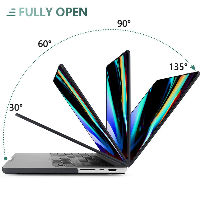 DONGKE Compatible with M3 MacBook Pro 14 inch Case 2024 2023 2021 A2918 A2992 M2 A2779 M1 A2442 Pro/Max, Plastic Hard Shell Cover for Mac Pro 14" with Retina XDR Display & Touch ID, Abstract Marble Abstract Marble D159
