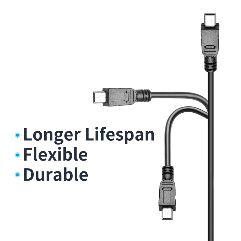 Replacement Power and Data Cord for Texas Instruments TI-84 Plus CE, TI 84 Plus C Silver Edition, TI Nspire CX/TI Nspire CX CAS Graphing Calculator Charging Cable