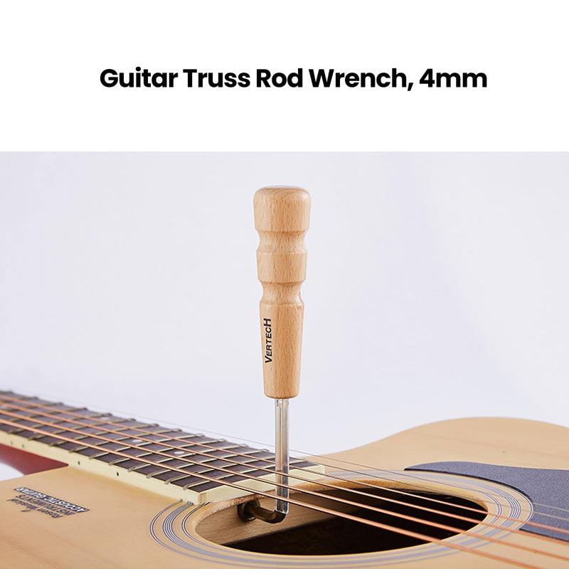 [AUSTRALIA] - Aestivate Guitar Repair Tool Kit, 10mm Wrench, 4mm Allen Rrench, Cleaning Brush, Guitar Hammer, Guitar String Winder Instrument Maintenance Set with Storage Bag (6pcs Multi-Guitar Repair Tools) 6pcs Multi-Guitar Repair Tools 