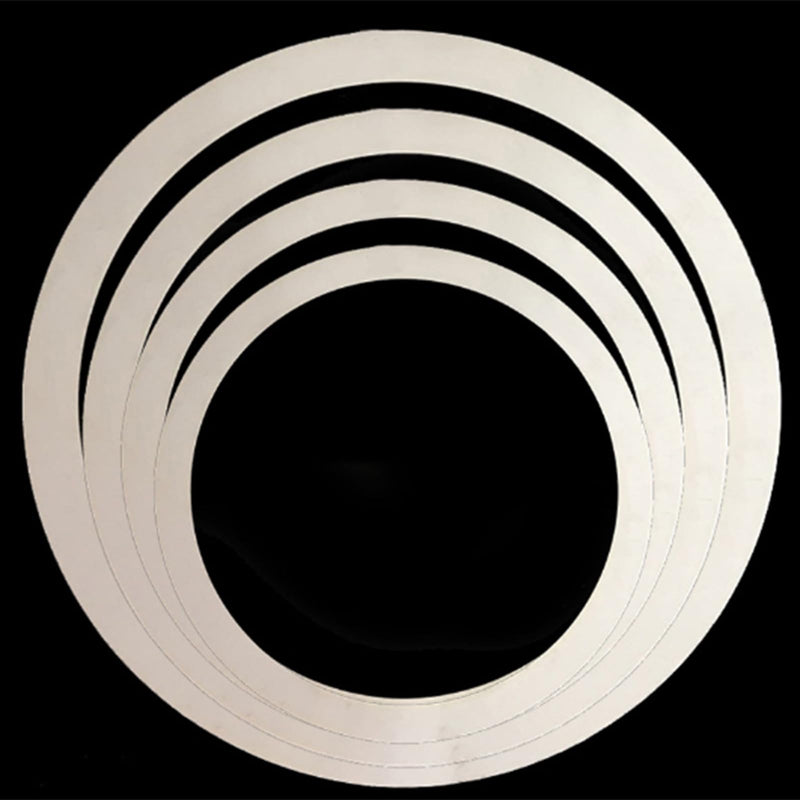 Drum Mute Rings Drum Muffler Rings Drum Silencers Drum Percussion Accessories Drum Mute Pads for Drums Tone Control, Black