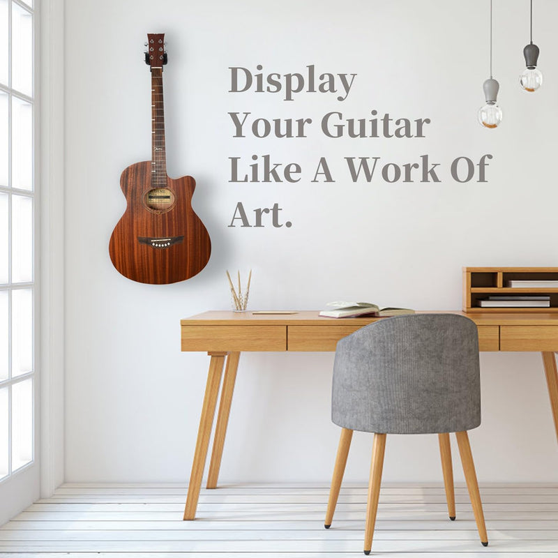 [AUSTRALIA] - WOGOD Guitar Wall Mount Hangers 5 Pack Hanging Guitar Mount for Acoustic Electric Guitar Hanger Wall Mount Stylish Guitar Wall Mount 