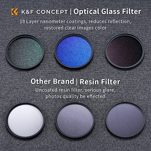 K&F CONCEPT 52mm UV/CPL/ND Lens Filter Kit