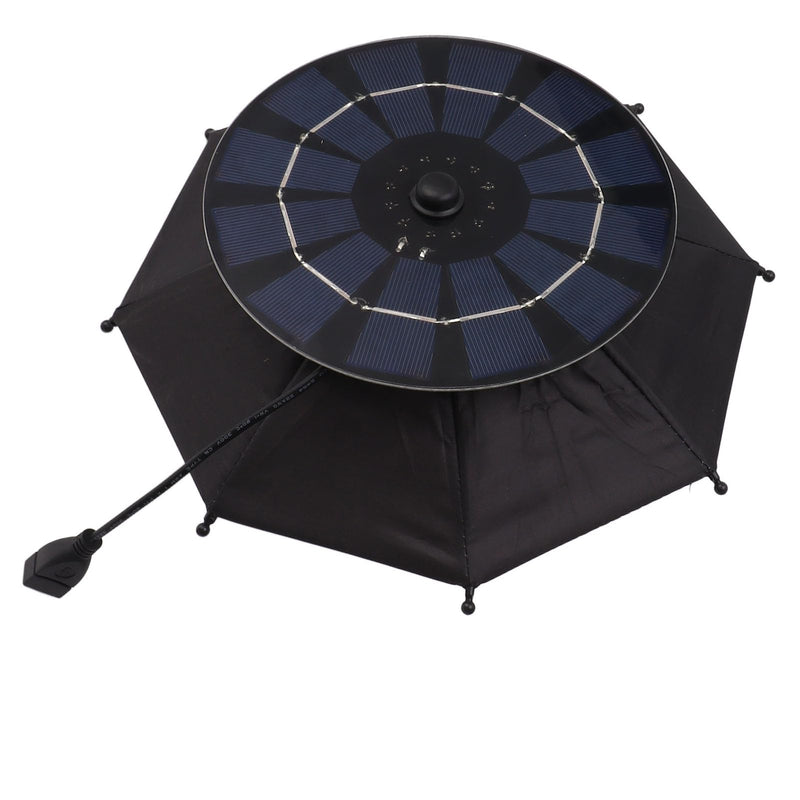 Buachois 10W Solar Panel Phone Umbrella Portable Rain Sun Protection Stand | 10W Solar Panel Phone Umbrella with Charging and Stand Portable Rain and Sun Protection Umbrella for Outdoor Activities