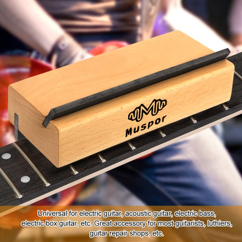 EMVANV Wood Guitar Fret Beveling File, Wood Cutting Edge Tool Fret End Dressing Luthier Tool Bass Ukulele 35/90 Degree Luthier File Tool(Size:1pc) 1pc