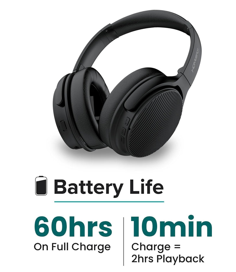 Wireless Over-Ear Headphones Transmitter Set for TV Movie Bluetooth 5.3 aptX LL No Delay 50 Hours Immersive Sound Enhanced Volume and Clarity (Digital Optical TOSLINK RCA AUX)