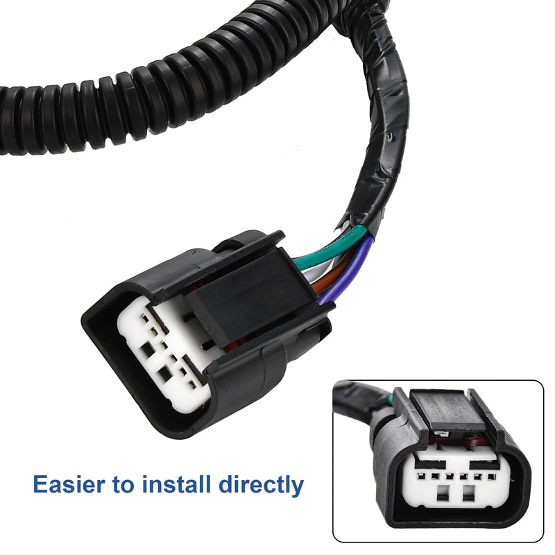 Backup Camera and Wiring Harness Compatible with F150 2011 2012 2013 2014 Replace# BL3Z-19G490-B BL3Z-14A411-A