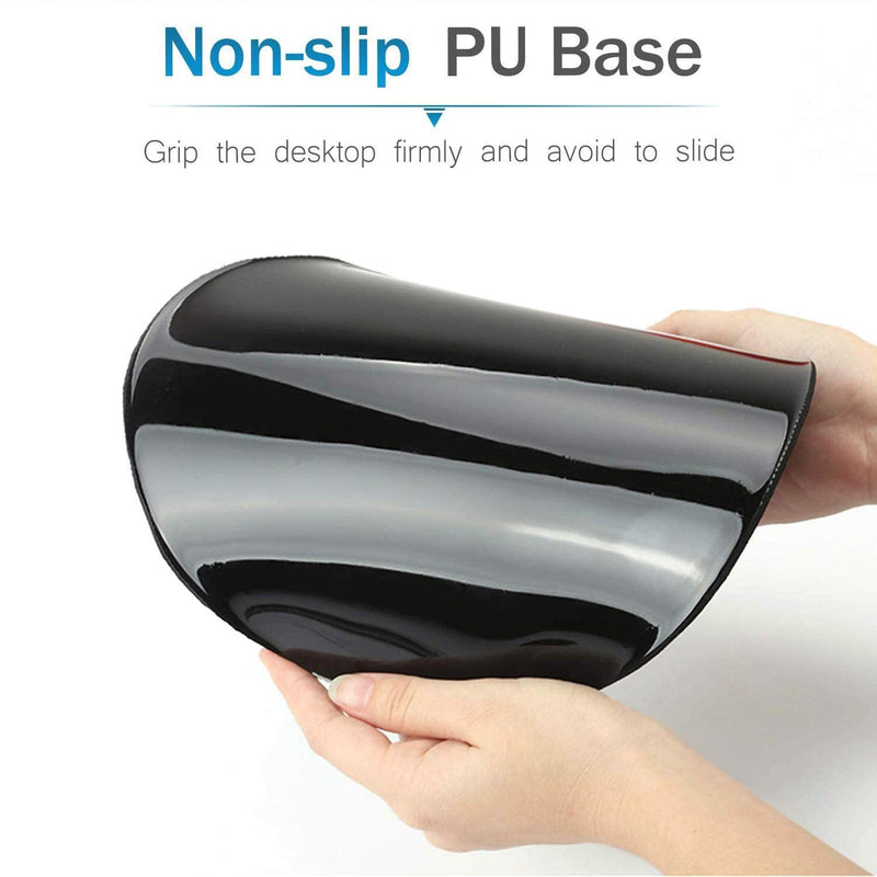 2 Pack Gaming Mouse Pad and Coaster, Ergonomic Mouse Pad with Wrist Support Gel, Non-Slip PU Base, Easy Typing Pain Relief Effect, Suitable for Office and Home (Starry Owl) Starry Owl