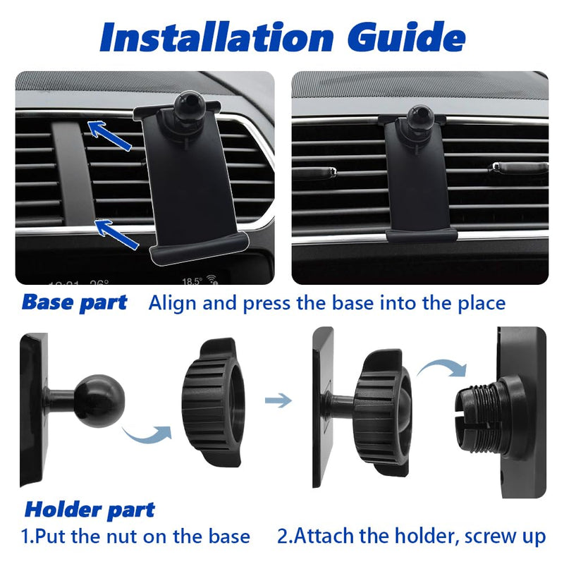 Car Phone Mount 2016-2019 Explorer SUV [Thick Case Friendly] Mobile Phone Holder Cell Navigation Bracket Air Vent Auto Accessories Cradles, All Phones