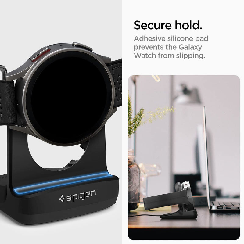 Spigen Rugged Armor Pro and S353 Charger Stand Designed for Galaxy Watch5 Pro 45mm (2022)