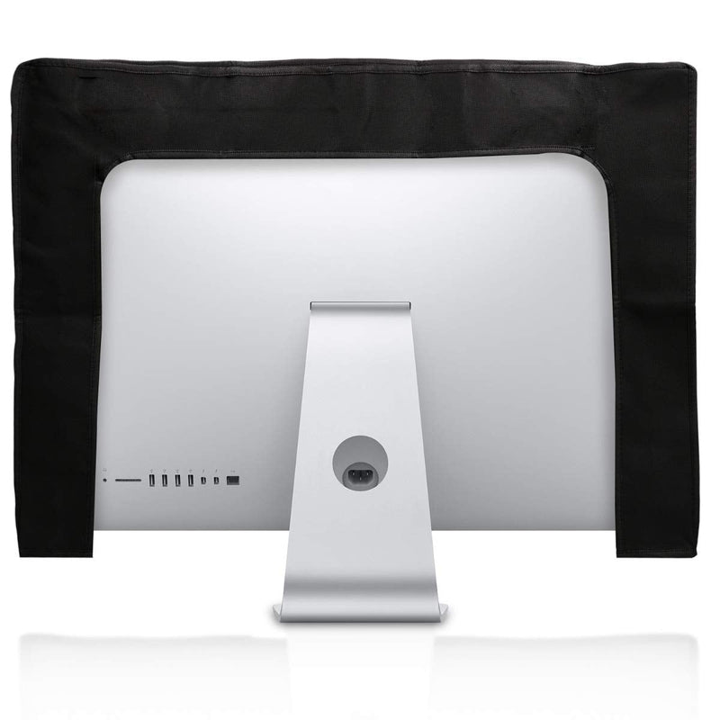 kwmobile Computer Monitor Cover Compatible with 31-32" Monitor - Don't Touch My Screen White/Black Don't Touch My Screen 02-01