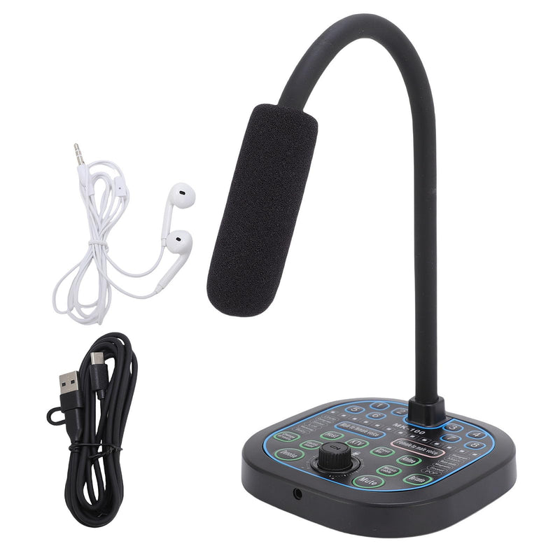 [AUSTRALIA] - Gugxiom Handheld Voice Changer with 16 Sound Effects, USB Type C 3.5mm Microphone Voice Changer, Voice DisguiserCompatible for PC, Phone & Gaming 