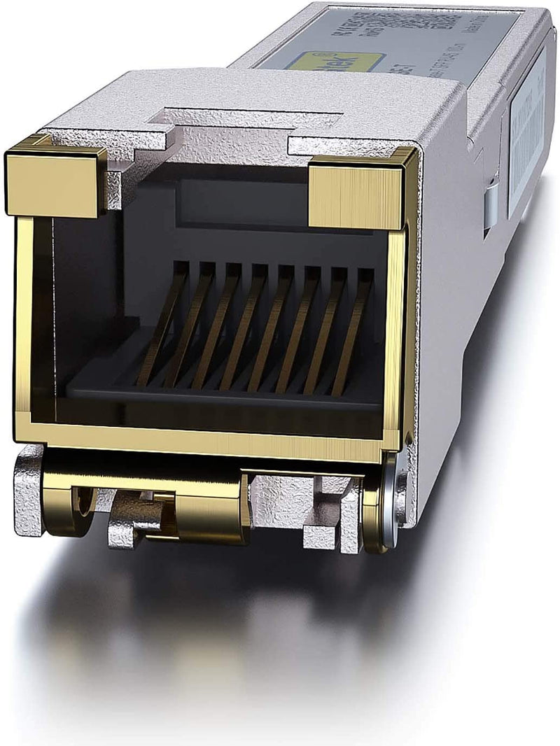 10Gtek [Pack of 2] HP Compatible 1G SFP RJ45 Transceiver J8177B/ J8177C, 1000Base-T Copper Module, up to 100 Metres 1000Base-T: 100m