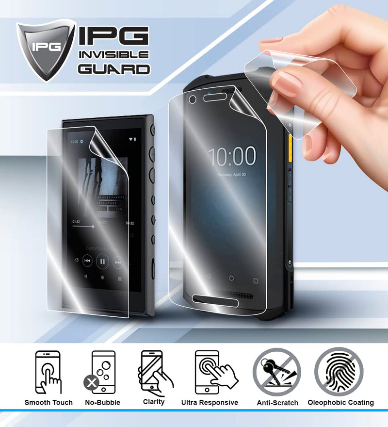 IPG for Compatible Zebra TC52ax with Hydrogel Screen Protector (6 Units) Invisible HD Clear Film Anti Scratch Guard-Smooth/Self-Healing/Bubble Free for TC52Thin HydroGel (Thin)