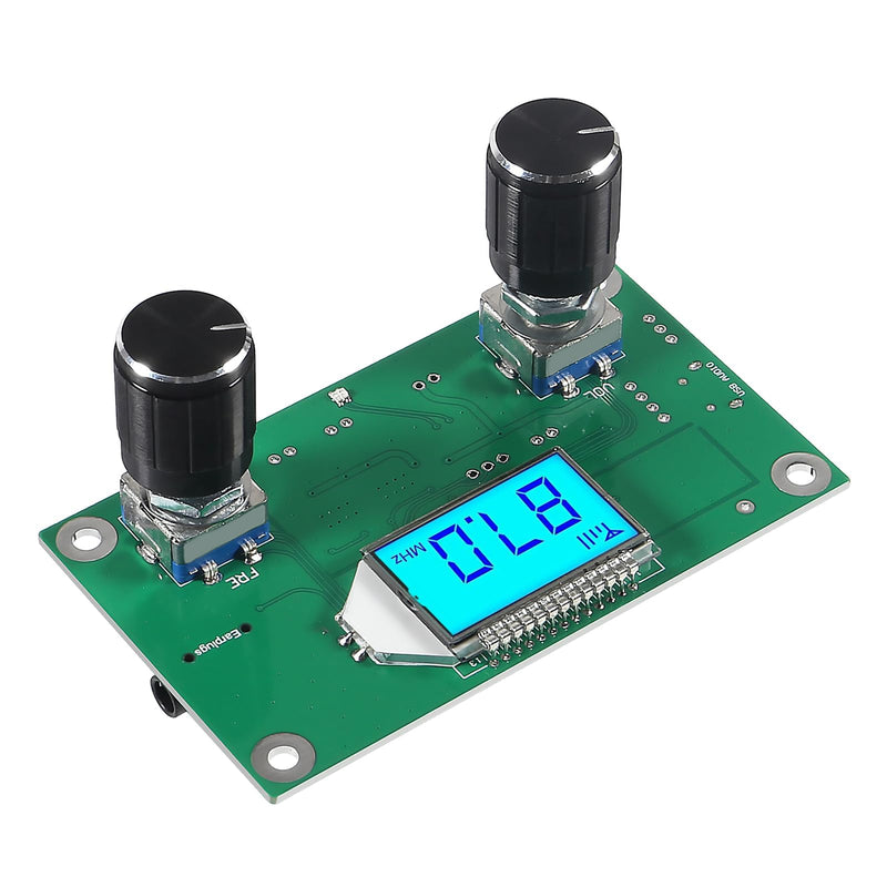 2 Pieces Digital FM Receiver Module, Radio Receiver Module Digital Stereo Board LCD Display DSP PLL 76.0MHz-108.0MHz