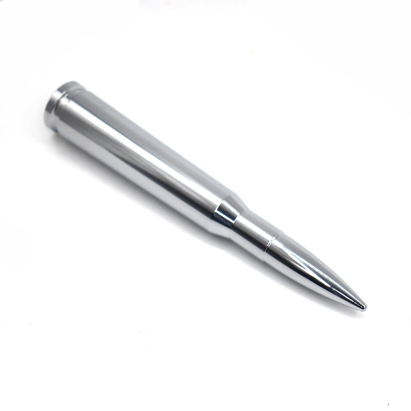 Chrome Stubby Antenna mast 50 Cal Fit for car Track Antenna Delete Replacement, Ford F150 F250 F350 RAM 1500 2500 GMC Denali Chevy Pick-up Chrome