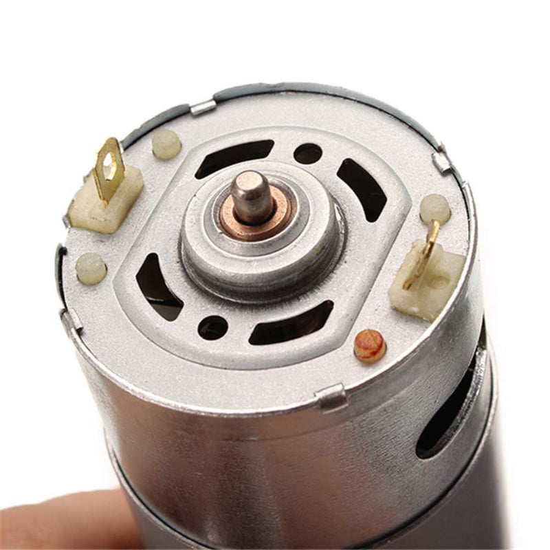 DollaTek DC 12V 480 RPM Geared Motor High Torque 37GB-550 Gear Reducer Motor